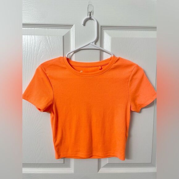 Tops - FSBN Sister Orange Ribbed Crop Top – Size S, Great Condition